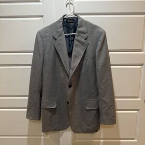 Vintage Southwick Blazer Mens 44 Long Houndstooth Wool Sport Coat Jacket 80s